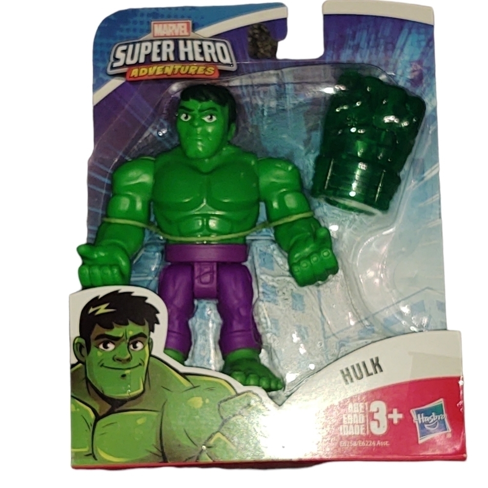 Marvel Superhero Adventures Wave 3 Series Green Hulk 5 inch Figure New